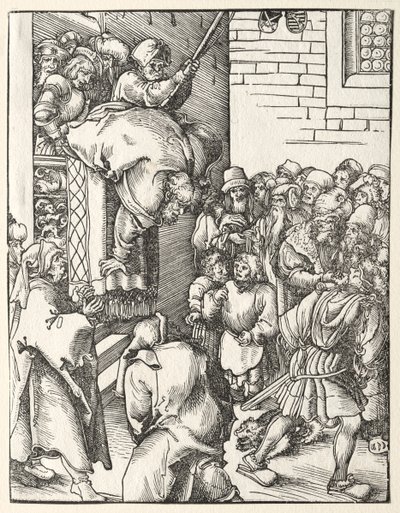Martyrium des heiligen Jakobus des Jüngeren von Lucas Cranach the Elder