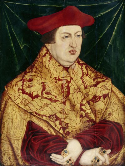 Porträt von Kardinal Albrecht von Brandenburg von Lucas Cranach the Elder