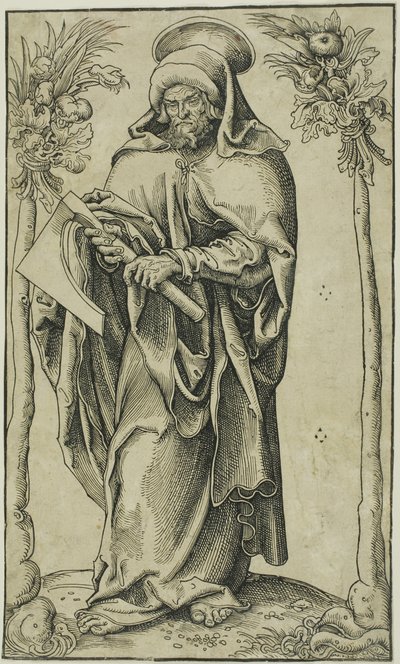 Heiliger Matthias, aus Christus, die Apostel und Heiliger Paulus von Lucas Cranach the Elder