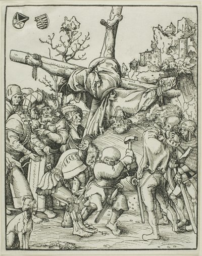 Sankt Peter, aus Das Martyrium der Apostel von Lucas Cranach the Elder