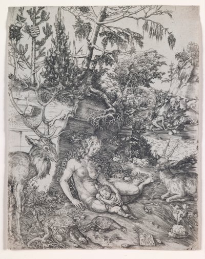 Die Buße des Heiligen Johannes Chrysostomus von Lucas Cranach the Elder
