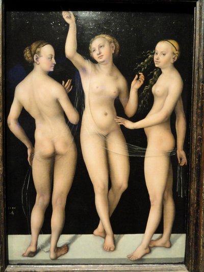 Die drei Grazien von Lucas Cranach the Elder