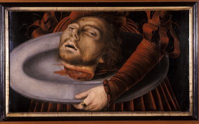 Der Kopf von Johannes dem Täufer von Lucas Cranach the Elder