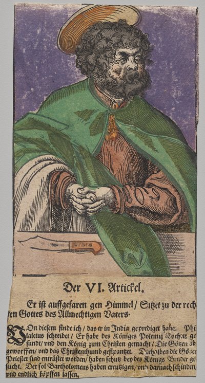 Thomas aus Christus, die Apostel und Paulus von Lucas Cranach the Elder, After
