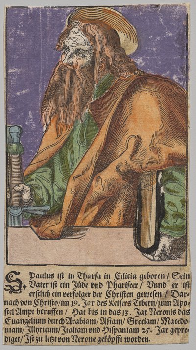 Paulus aus Christus, die Apostel und Paulus von Lucas Cranach the Elder, After