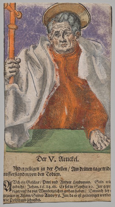 Bartholomäus aus Christus, die Apostel und Paulus von Lucas Cranach the Elder, After