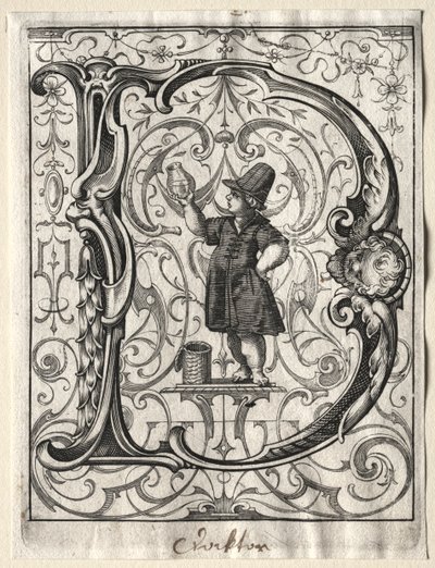 Neues ABC-Heft: D, 1627 von Lucas Kilian