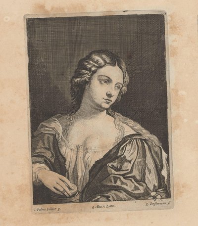 Porträt einer jungen Frau (Violante) von Lucas Vorsterman (II)