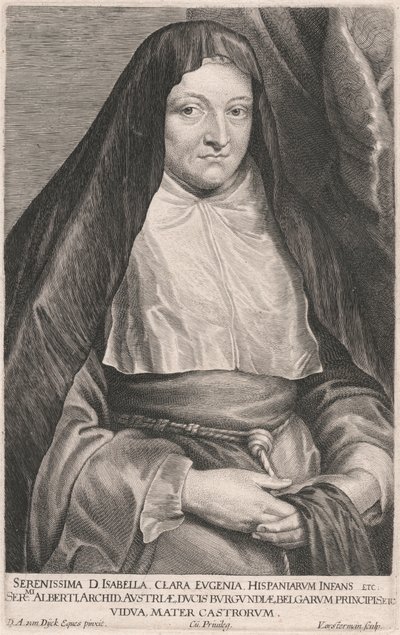 Serenissima D. Isabella Clara Eugenia, Infantin von Spanien etc. von Lucas Vorsterman