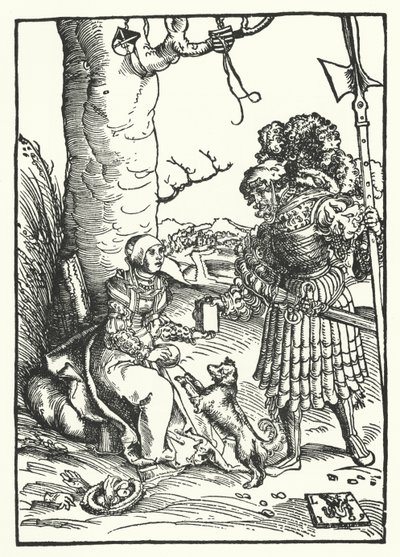 David und Abigail von Lucas the Elder (after) Cranach