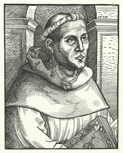 Martin Luther als Augustinermönch von Lucas the Elder (after) Cranach