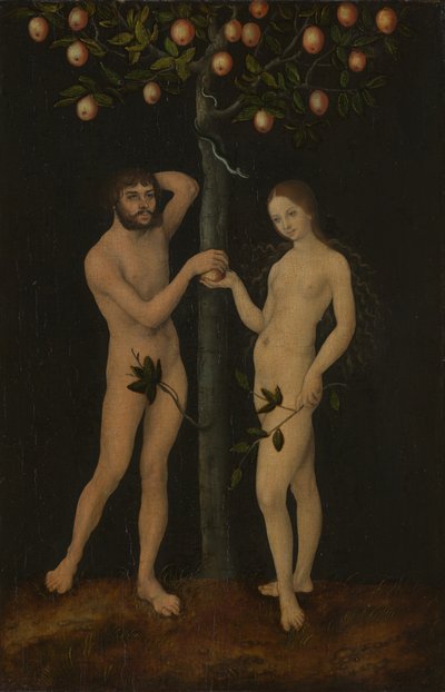 Adam und Eva von Lucas the Elder Cranach