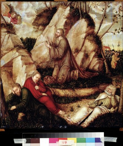 Das Gebet im Garten Gethsemane von Lucas the Elder Cranach