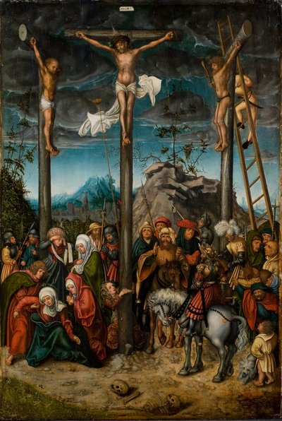Die Kreuzigung, ca. 1506-20 von Lucas the Elder Cranach