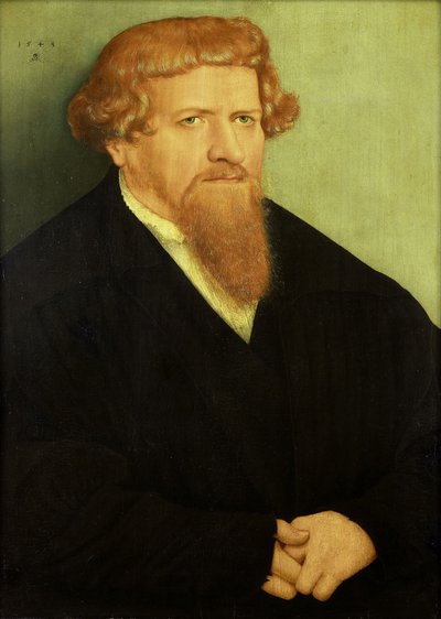 Porträt eines Mannes von Lucas the Younger Cranach