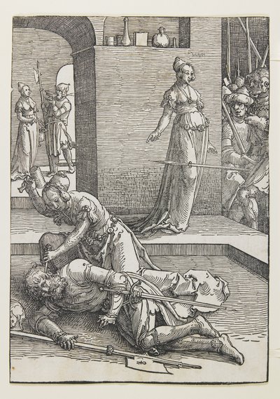Jael tötet Sisera von Lucas van Leyden
