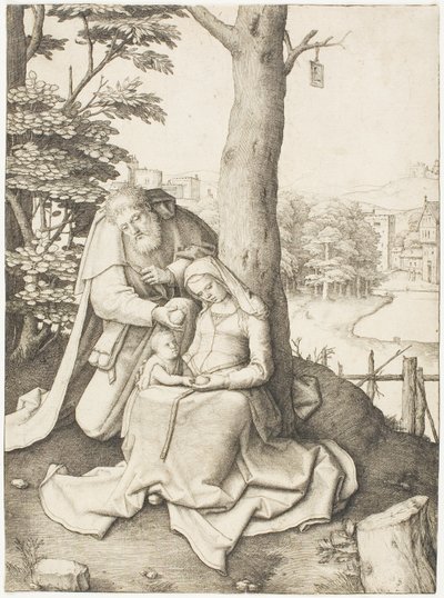 Die Heilige Familie von Lucas van Leyden