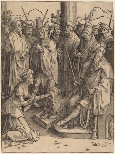 Der Mund der Wahrheit von Lucas van Leyden