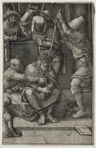 Die Passion: Christus mit Dornen gekrönt von Lucas van Leyden