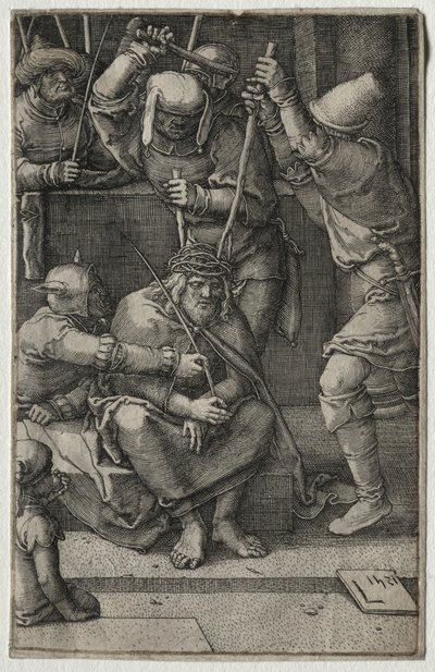 Die Passion: Christus mit Dornen gekrönt, 1521 von Lucas van Leyden