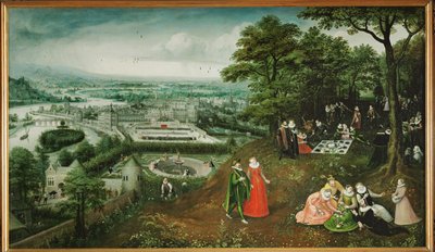 Frühlingslandschaft von Lucas van Valckenborch