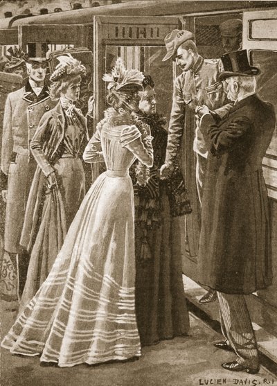 Zurück aus dem Krieg: ein C.I.V. heimgekehrt, Illustration aus 