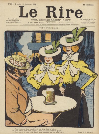 Illustration für Le Rire von Lucien Metivet