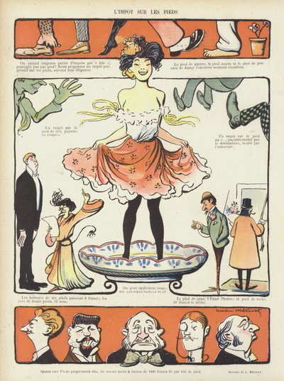 Illustration für Le Rire von Lucien Metivet