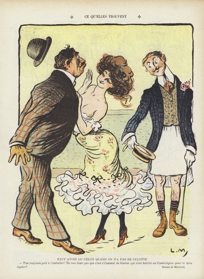 Illustration für Le Rire von Lucien Metivet
