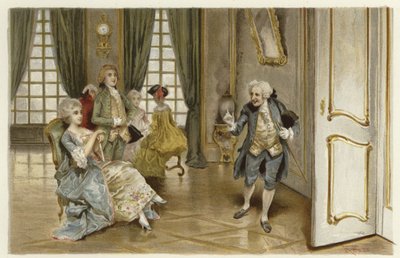 Illustration für The School for Scandal von Lucius Rossi