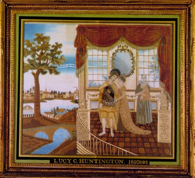 Hektor nimmt Abschied von seiner Familie, 1810 von Lucy C Huntington