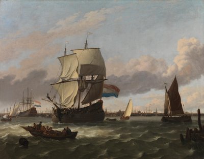 Der Seehafen von Amsterdam von Ludolf Backhuysen