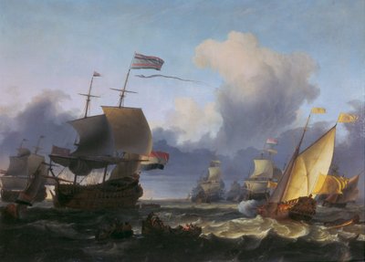 Die Übergabe des Kommandos an Admiral de Ruyter vor der Küste von Texel, 18. Juni 1665 von Ludolf Bakhuizen