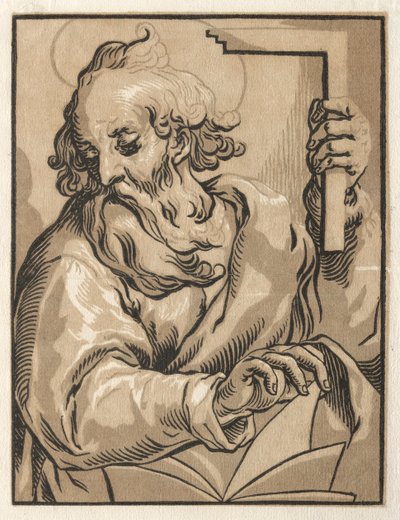 Christus und die Apostel: St. Thomas mit dem Quadrat, 1600er von Ludolph Büsinck