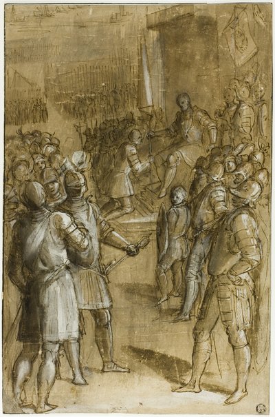Studie für Cosimo I. bei der Reorganisation der toskanischen Truppen von Ludovico Buti