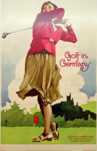 Golf in Germany von Ludwig Hohlwein