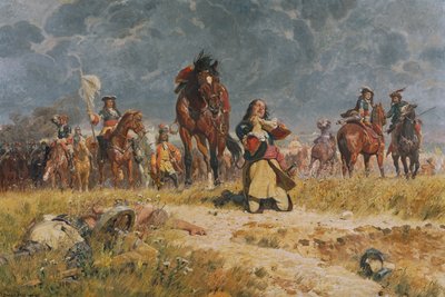 Gebet vor der Schlacht von Ludwig Koch