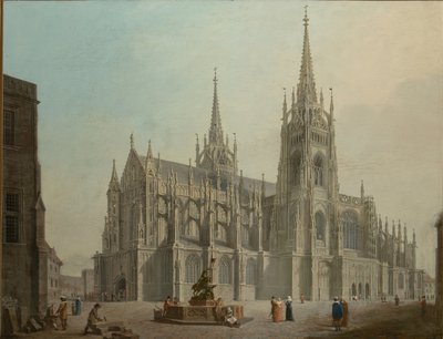 Die Kathedrale des Heiligen Veit in Prag von Ludwig Kohl