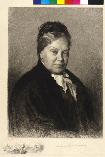 Marie von Ebner-Eschenbach von Ludwig Michalek