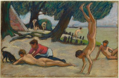 Knaben am Strand von Ludwig von Hofmann