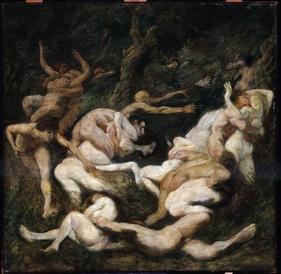 Die Entführung der Frauen von Ludwig von Hofmann