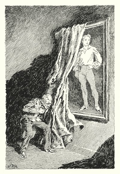 Illustration für Das Bildnis des Dorian Gray von Oscar Wilde von Lui Trugo