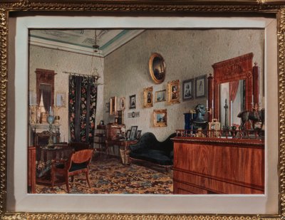 Das Arbeitszimmer von Michail Obreskov von Luigi Premazzi