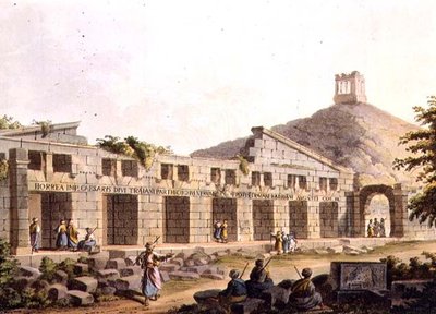 Altes Getreidespeicher in Cacamo, Tafel 3 aus 