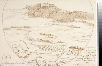 Ansicht des Monte Senario bei Florenz von Luigi Garibbo