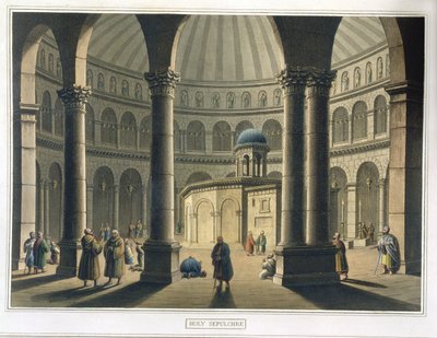 Das Heilige Grab, veröffentlicht von William Watts, 1806 von Luigi Mayer