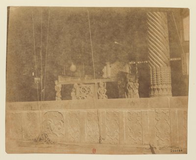 Teheran, Thron aus Indien von Nadir Shah [Golestan, Marmorthron] von Luigi Pesce