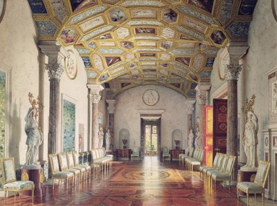 Die Große Achat-Halle im Katharinenpalast in Zarskoje Selo, 1859 von Luigi Premazzi