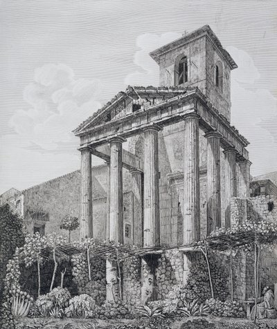 Tempel des Herkules in Cora, aus 