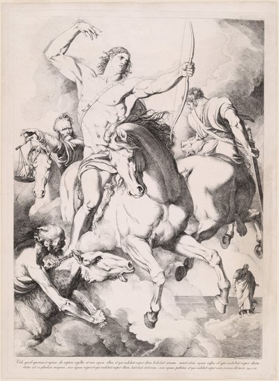 Vidi, quod aperuisset agnus... (Die vier Reiter der Apokalypse) von Luigi Sabatelli I